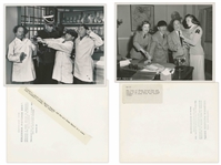 Lot of Twenty 10 x 8 Glossy Photos From Various Three Stooges Films: 11 Photos From Hot Stuff, 5 From For Crimin' Out Loud, 4 Unidentified -- Very Good Condition